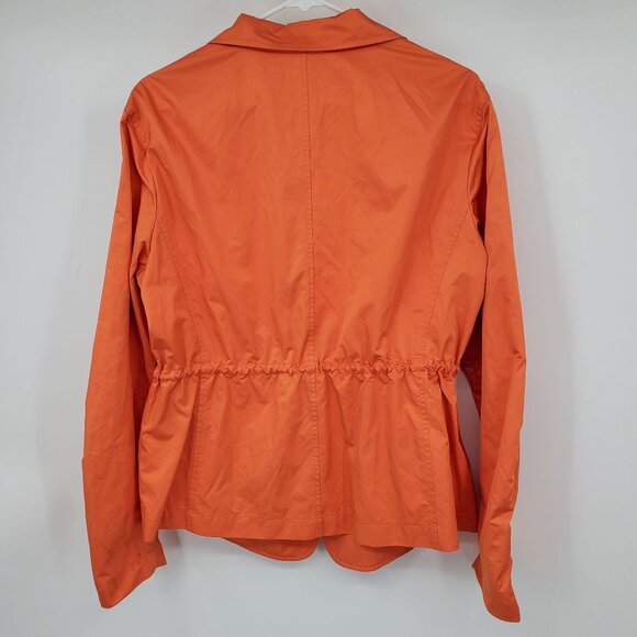 Lafayette 148 Orange Long Sleeve Career Business Blazer Suit Jacket 12 - Picture 2 of 11